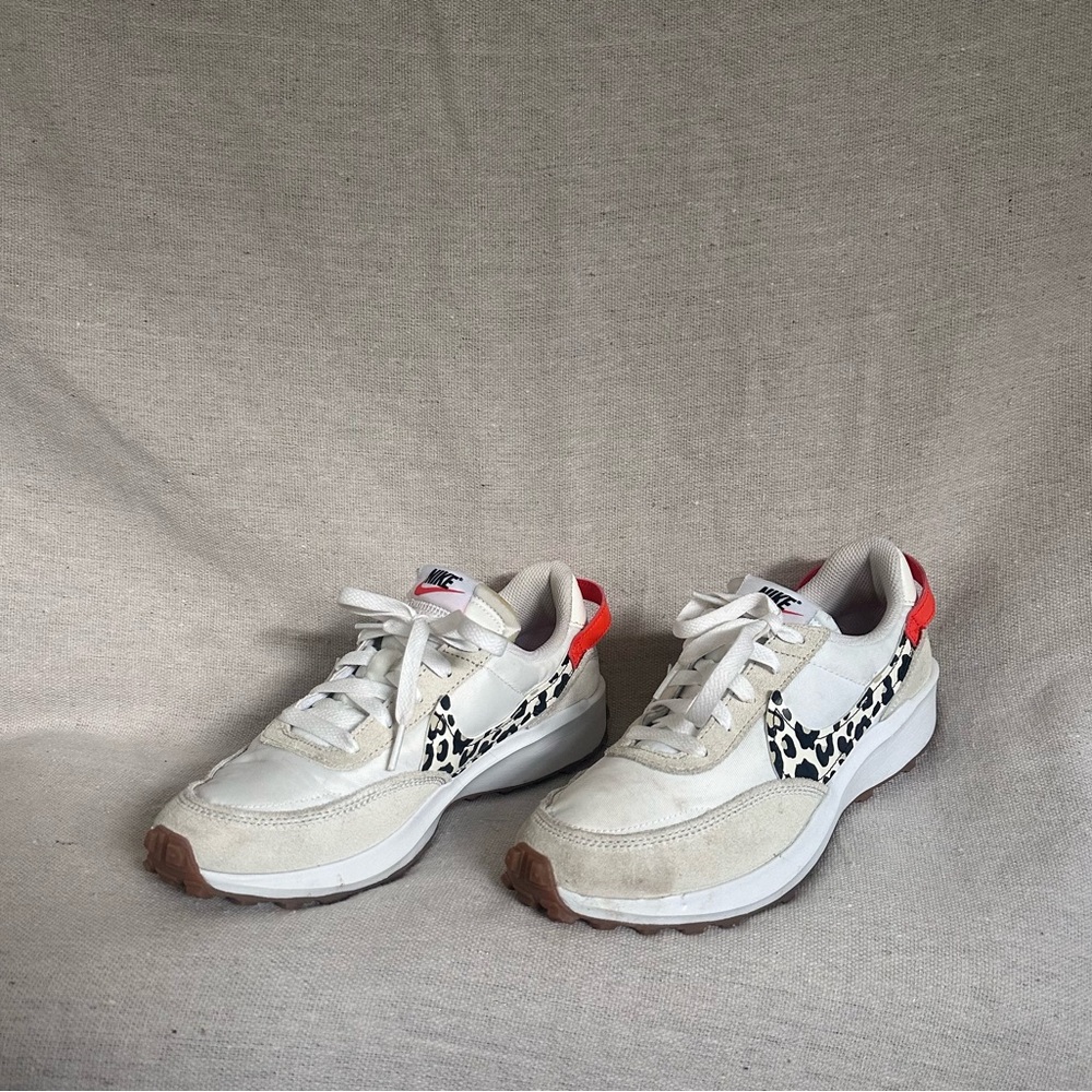 Nike Cheetah Print Waffle Debut Sneakers size 8